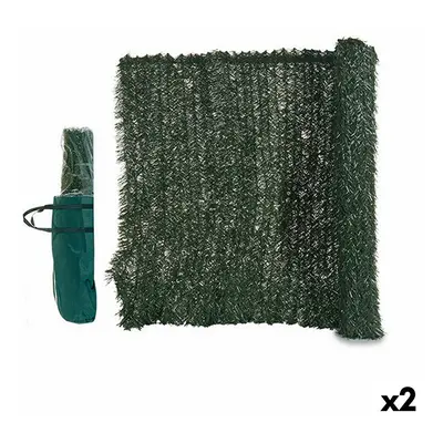 Garden Fence Grass 1 x 3 m Green Plastic (2 Units)