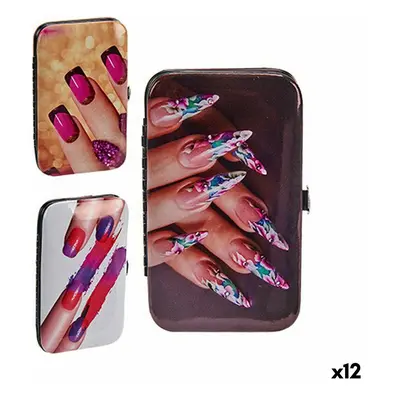 Manicure Set Plastic Nails (12 Units)