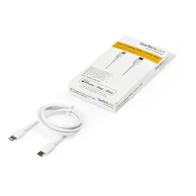 USB to Lightning Cable Startech RUSBCLTMM1MW White 1 m