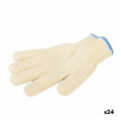 Barbecue glove Aktive 24 Units Beige