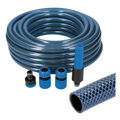 Hose with accessories kit EDM 74099 5/8" 20 mm x 25 m Blue (25 m)