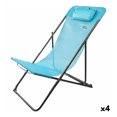 Reclining lounder Aktive Blue 53 x 87 x 78 cm (4 Units)