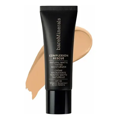 Hydrating Cream with Colour bareMinerals Complexion Rescue Natural Pecan Spf 30 35 ml