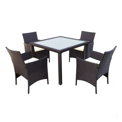 Table set with 4 chairs Aktive