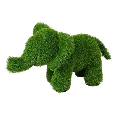 Decorative Figure polypropylene Astro-turf Elephant 30 x 60 x 40 cm