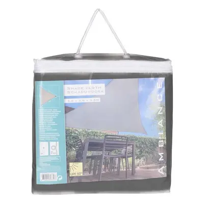 Shade Sails Ambiance Dark grey 3,6 x 3,6 x 3,6 m