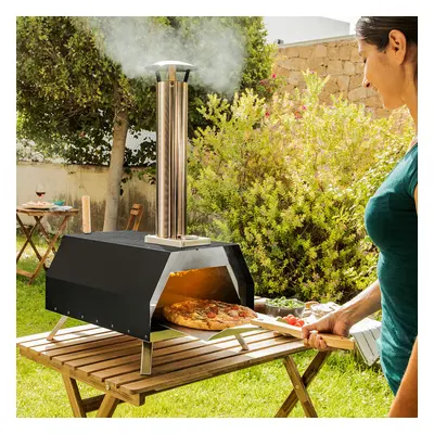 Pellet Pizza Oven with Accessories Pizzahven InnovaGoods