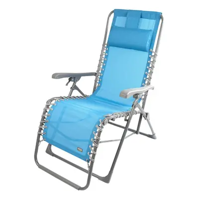 Sun-lounger Aktive textilene Blue 160 x 76 x 52 cm