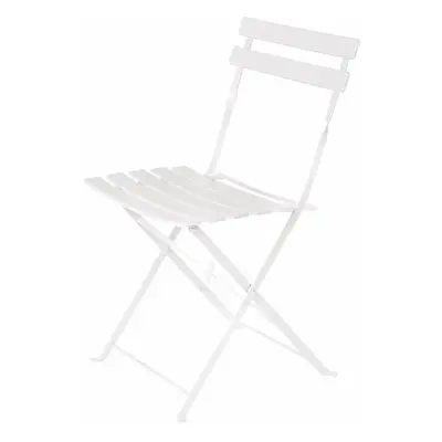 Garden chair Sira White Steel 41 x 46 x 80 cm (2 Units)