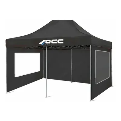 Tent Wall OCC Motorsport OCCCARP33 Black Oxford 420D 6 x 2 m Window