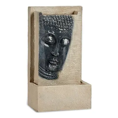 Fountain Buddha Brown Grey Resin (16 x 48 x 26,5 cm)