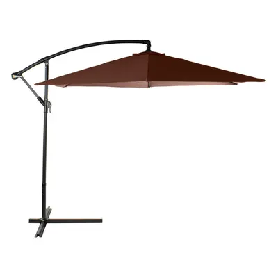 Sunshade DKD Home Decor Brown Steel Aluminium (300 x 300 x 250 cm)