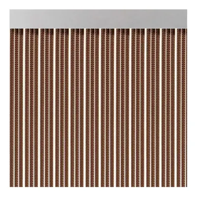 Curtain Acudam S-350 Doors Brown Exterior PVC Aluminium Tapes 90 x 210 cm