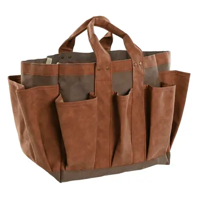 Tool Holder Home ESPRIT Bag Garden Brown 47 x 18 x 27 cm