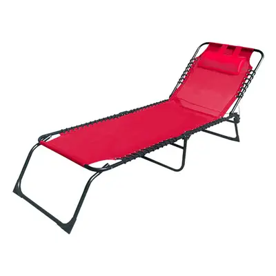 Sun-lounger Marbueno 10000 Red 190 x 27 x 58 cm