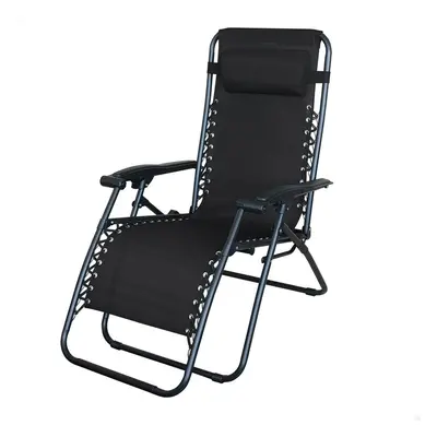 Sun-lounger Aktive Black 52 x 102 x 68 cm