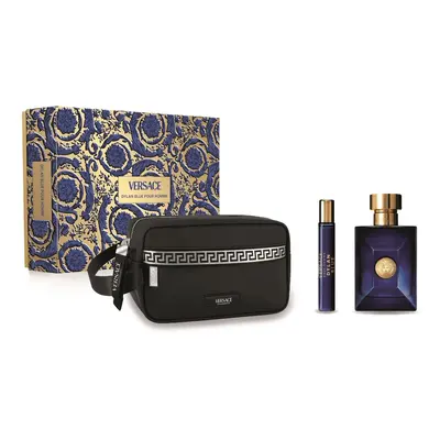 Men's Perfume Set Versace Dylan Blue EDT 3 Pieces