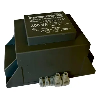 Safety transformer for swimming pool lighting PHONOVOX tp30300 300 VA 12 V 230 V 50-60 Hz 16,5 x