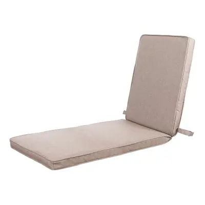 Cushion for lounger Beige 190 x 55 x 4 cm