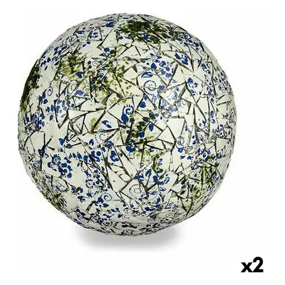 Decorative Garden Figure Ball Polyresin 31,5 x 31,5 x 31,5 cm (2 Units)