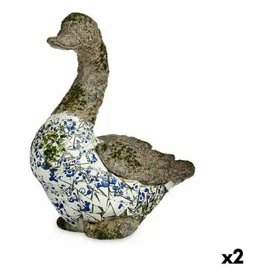 Decorative Garden Figure Ibergarden ZD18065 Polyresin Duck 17 x 42 x 40 cm (2 Units)