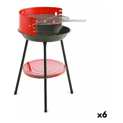 Barbecue Algon Red Grill 36 x 36 x 55 cm