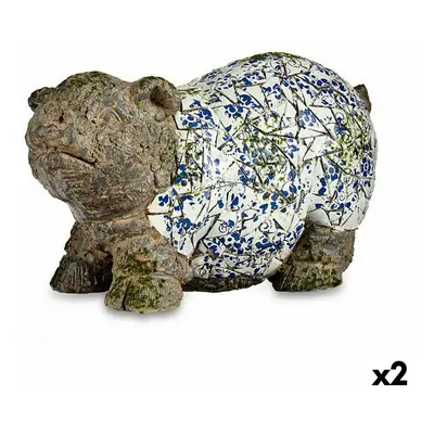 Decorative Garden Figure Ibergarden ZD18061 Polyresin Pig 20,5 x 26 x 47 cm (2 Units)