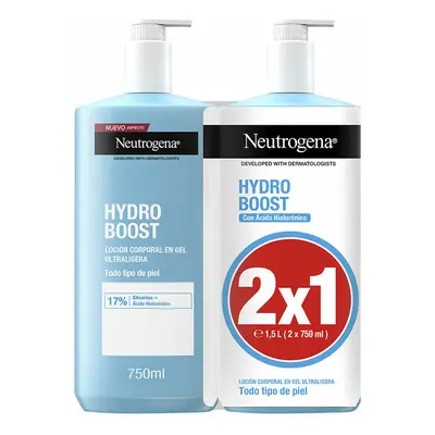 Body Lotion Neutrogena Hydro Boost 750 ml x 2 Gel Moisturizing