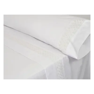 Bedding set Pierre Cardin ELISA White King size 4 Pieces