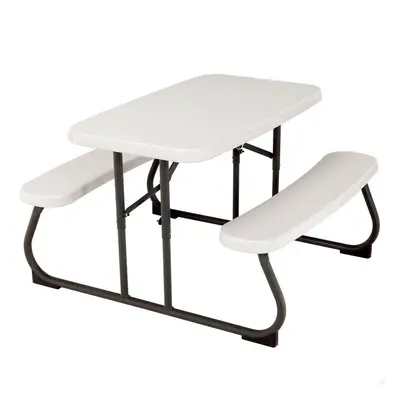 Child's Table Lifetime Cream Foldable Picnic 82,5 x 53,5 x 90 cm Steel Plastic