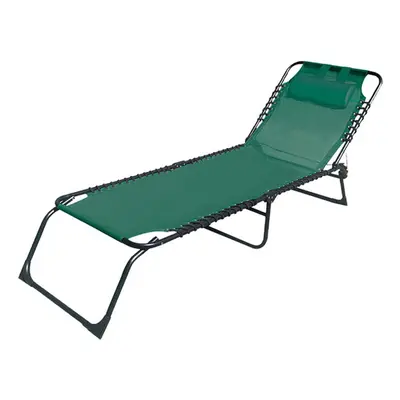 Sun-lounger Marbueno Green 190 x 27 x 58 cm