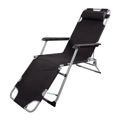 Reclining lounder Aktive Black 177 x 34 x 47 cm