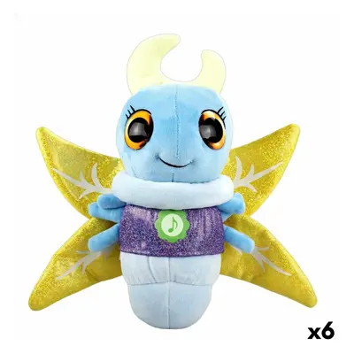 Fluffy toy Eolo Firefly Blue 33 x 27 x 13,5 cm (6 Units)