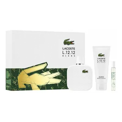 Men's Perfume Set Lacoste L. 12 .12 POUR LUI 3 Pieces