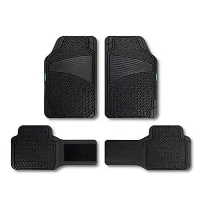 Car Floor Mat Set Goodyear GOD9016 Black Natural rubber (4 pcs)