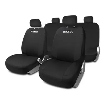 Car Seat Covers Sparco Strada Black