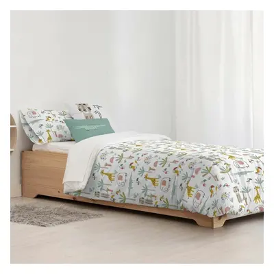 Nordic cover Kids&Cotton Jeddah Small White Mint 180 x 220 cm