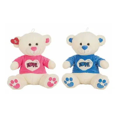 Teddy Bear Love Glitter T-shirt Beige 70 cm