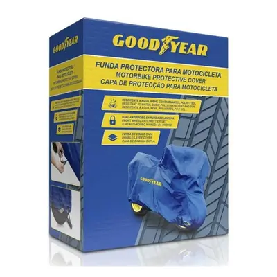 Motorcycle Cover Goodyear GOD7021 Blue