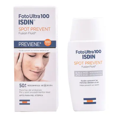 Facial Sun Cream Spot Prevent Isdin Foto Ultra SPF 50+ (50 ml) SPF 50+ 50 ml