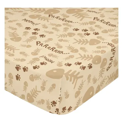 Fitted sheet HappyFriday MR FOX Multicolour 105 x 200 x 32 cm