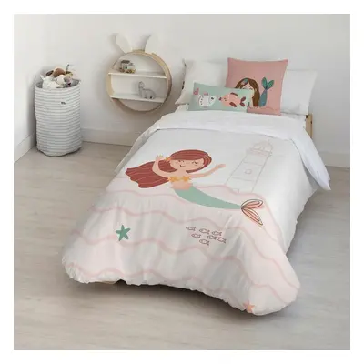 Duvet cover set Kids&Cotton Mosi Big Pink 155 x 220 cm