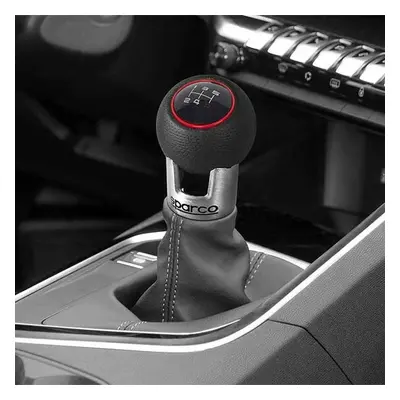 Shift Lever Knob Sparco LAZIO Black/Red