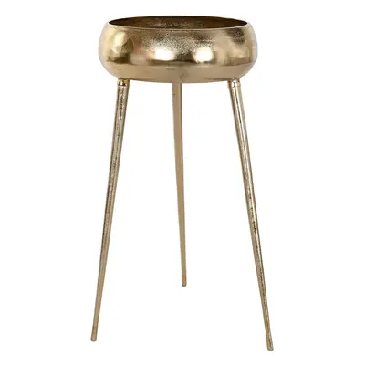 Planter Home ESPRIT Golden Aluminium Modern 35,5 X 35,5 X 77 cm