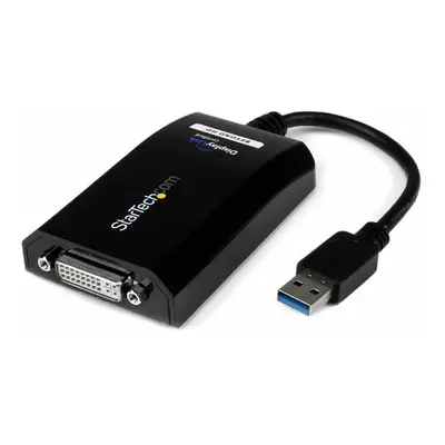 USB Adaptor Startech USB32DVIPRO USB A Black