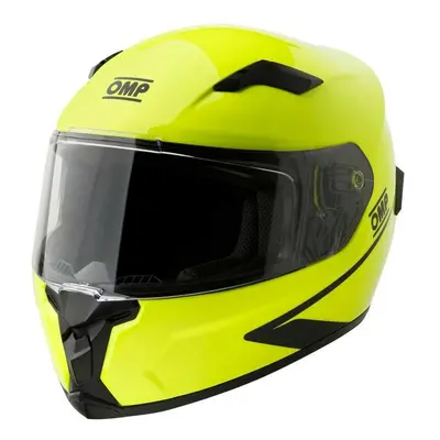 Full Face Helmet OMP CIRCUIT EVO2 Yellow Fluorescent L