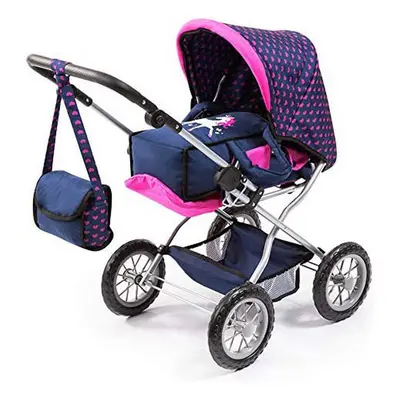 Doll Stroller Reig Big Combi Blue Pink