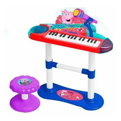 Toy piano Peppa Pig Microphone Bench