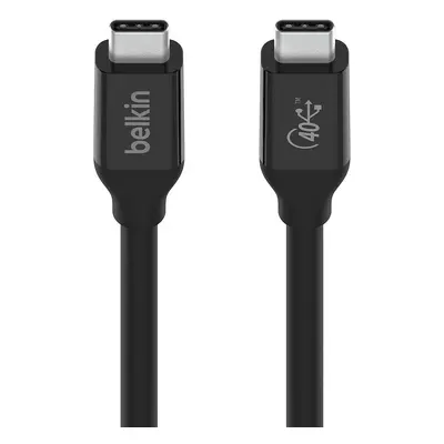 USB-C Cable Belkin 0.8M01BT0.8MBK 80 cm Black (1 Unit)