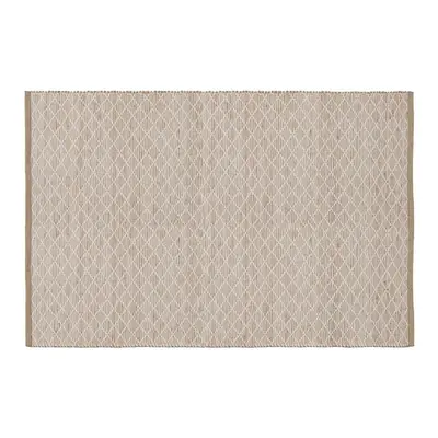 Carpet White Natural 160 x 1 x 240 cm